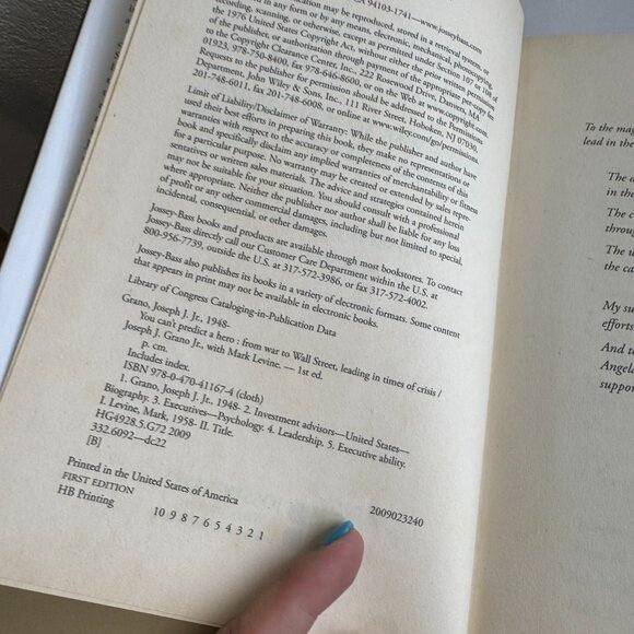 You Can’t Predict a Hero – Joseph J. Grano Jr. (Hardcover, 2009) - Picture 5 of 5